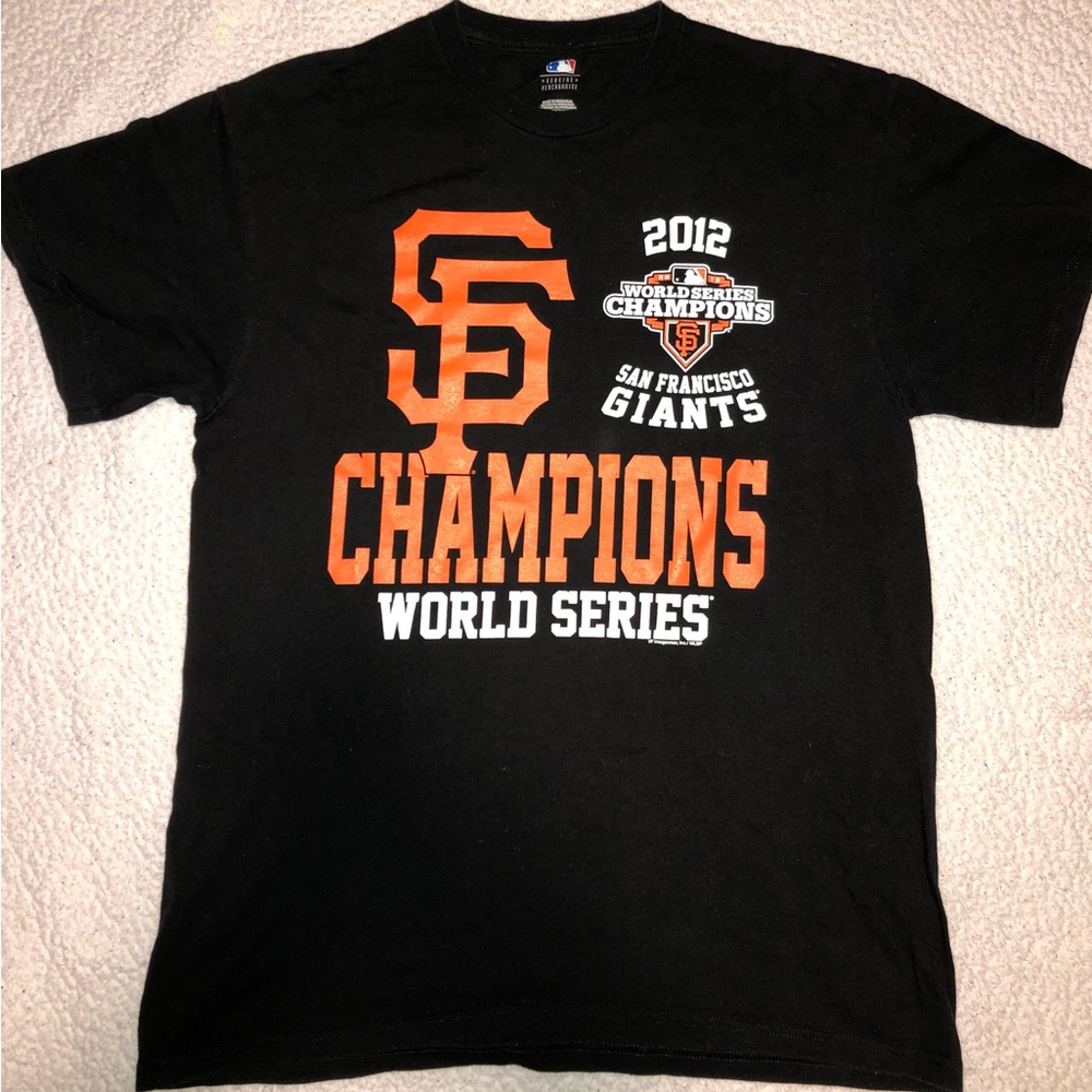 San Francisco Giants Black and Orange Champions T-Shirt